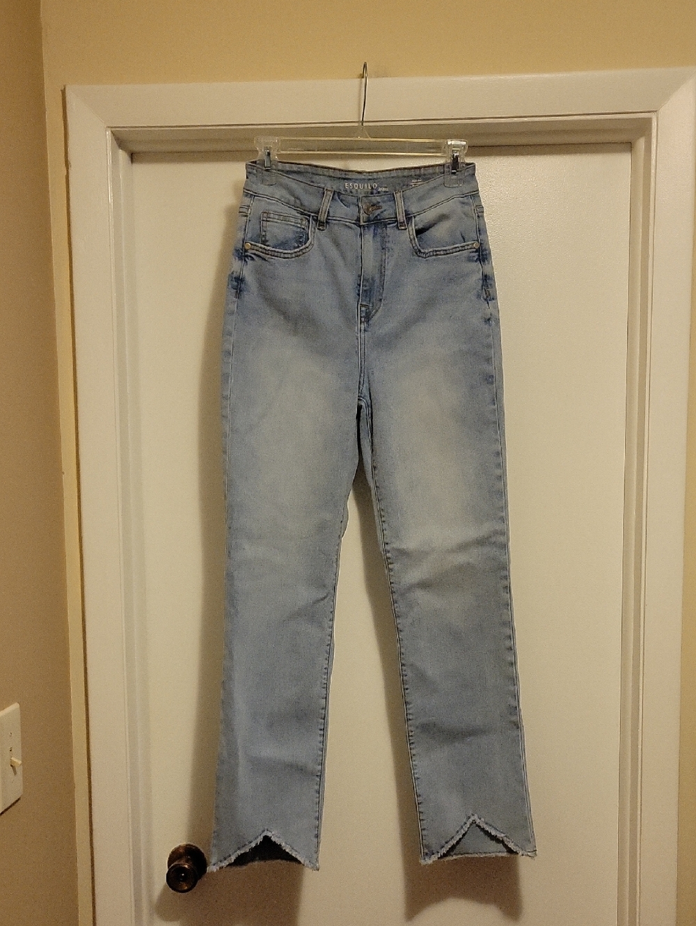 Esqualo Light Wash High Rise  Jeans